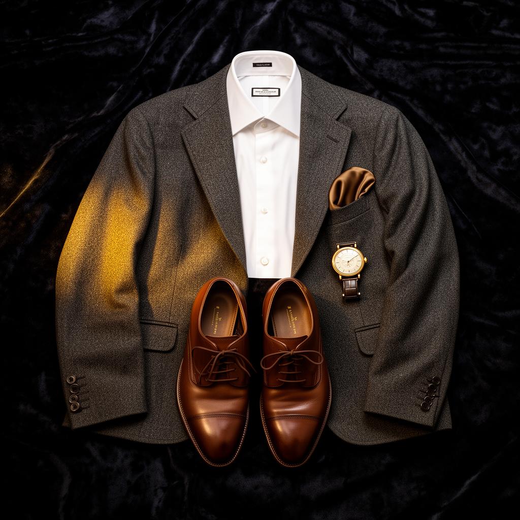 Tailored Day flatlay styled by Bee
